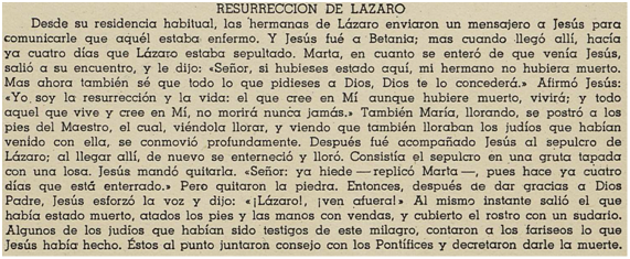 Resurrección de Lázaro