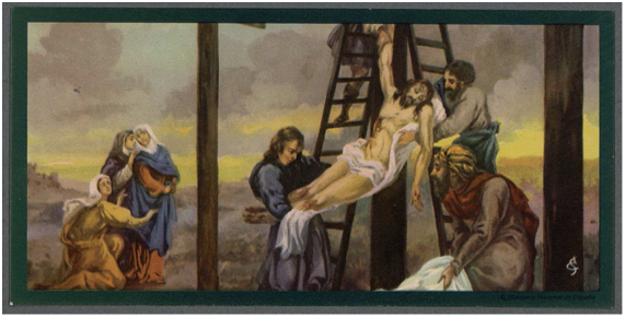 Jesús en el sepulcro